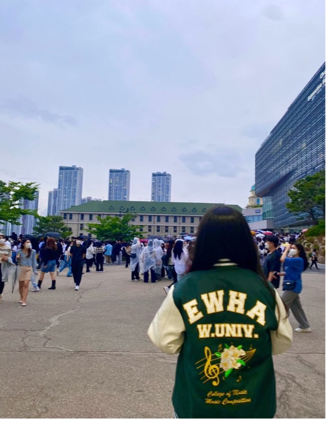 ♪一点物♪韓国 淑明女子大学校 スタジアムジャンパー べし レア品